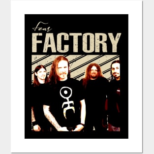 Steel Symphony Factory Band T-Shirts, Immerse Yourself in the Sonic Mastery of Industrial Metal Posters and Art